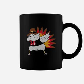 Dabbing Turkey Funny Thanksgiving Coffee Mug | Crazezy CA