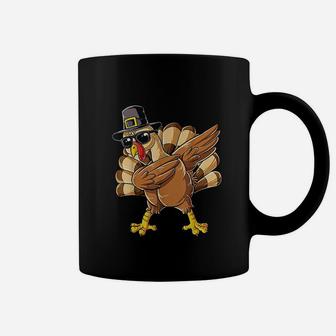 Dabbing Turkey Thanksgiving Day Gifts Pilgrim Boys Kids Men Coffee Mug - Thegiftio UK