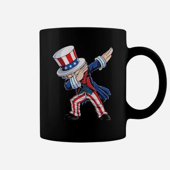 Dabbing Uncle Sam 4Th Of July American Flag Coffee Mug - Monsterry