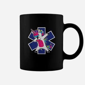 Dabbing Unicorn Ems Emt Nurse Medic Doctor Funny Coffee Mug | Crazezy CA