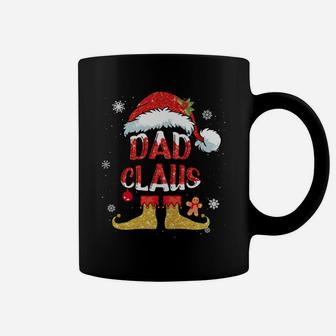 Dad Claus Christmas Santa Hat Family Group Matching Pajama Sweatshirt Coffee Mug | Crazezy