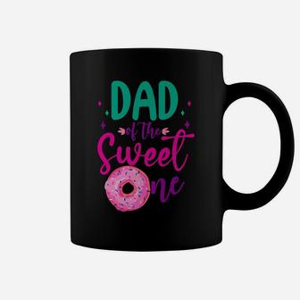 Dad Of Sweet One 1St Birthday Party Matching Family Donut Coffee Mug | Crazezy AU