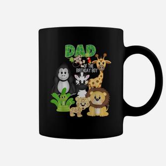 Dad Of The Birthday Boy Jungle Safari Zoo Theme Animal Party Coffee Mug | Crazezy AU