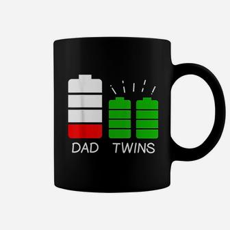 Dad Of Twins Low Battery Coffee Mug | Crazezy