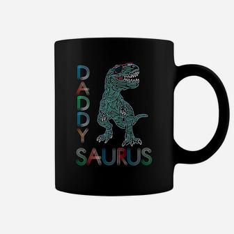 Dad Saurus Trex Daddy Dinosaurs Father's Day Father Tee Coffee Mug | Crazezy CA