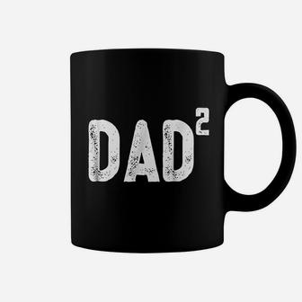Dad To Be Of 2 Kids 2nd Power Squared Coffee Mug - Thegiftio UK