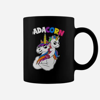 Dadacorn Fathers Day Unicorn Dad Christmas Gift Unicorn Coffee Mug | Crazezy DE