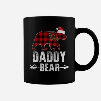Daddy Bear Christmas Pajama Red Plaid Buffalo Family Gifts Coffee Mug | Crazezy