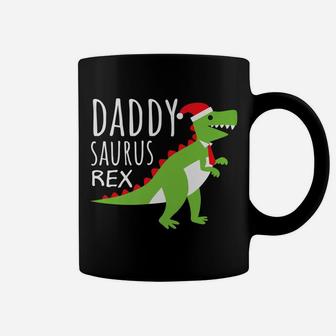 Daddy Dad Saurus Family Matching Pajama Christmas Shirt Gift Coffee Mug | Crazezy