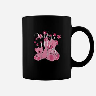 Daddy Little Fatty Cute Pink Bears Father Daughter Decor Coffee Mug | Crazezy CA