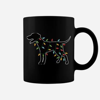 Dalmatian Christmas Lights Xmas Gift For Dog Lover Dalmatian Sweatshirt Coffee Mug | Crazezy DE