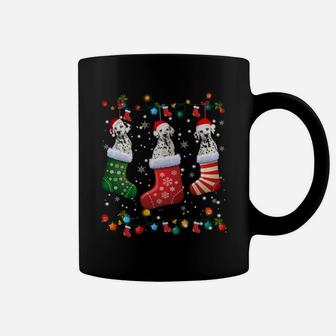 Dalmatian Christmas Socks Funny Xmas Pajama Dog Lover Gift Sweatshirt Coffee Mug | Crazezy DE