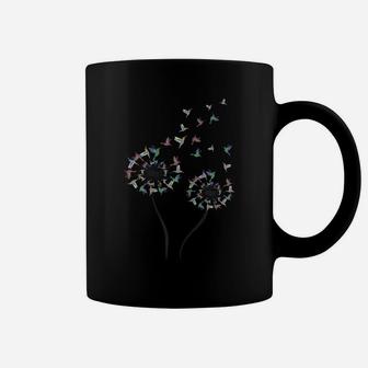Dandelion Flower Hummingbird Shirt Hummingbird Lover Gifts Coffee Mug | Crazezy UK