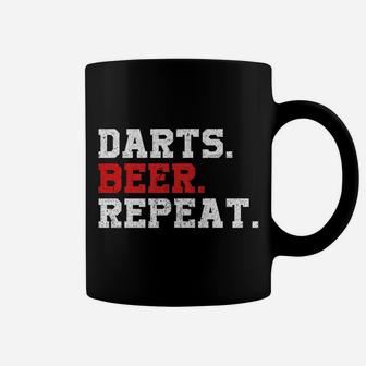 Darts Beer Repeat Dart-Player Funny Drinking Gift Coffee Mug | Crazezy AU