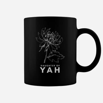 Daughter Of Yah Botanical Flower Hebrew Roots Faith Coffee Mug | Crazezy