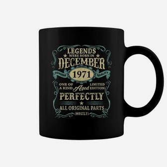 December 1971 50Th Birthday Gift 50 Year Old Men Women Coffee Mug | Crazezy