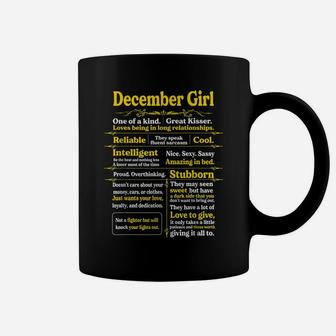 December Girl One Of A Kind Birthday Gift For Woman Funny Coffee Mug | Crazezy