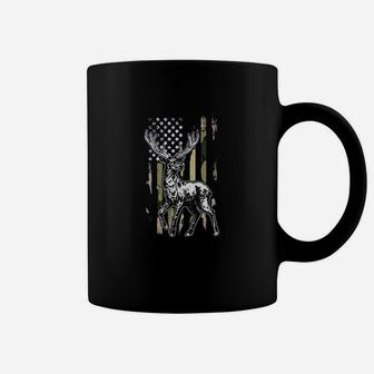 Deer Hunt American Flag Coffee Mug | Crazezy
