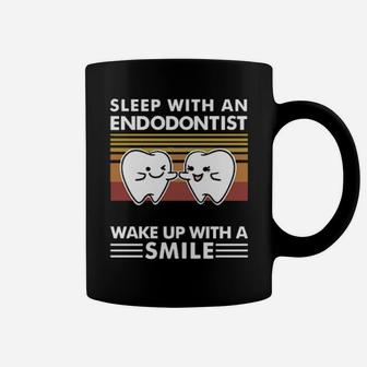 Dentist Sleep With An Endodontist Wake Up With A Smile Vintage Coffee Mug - Monsterry