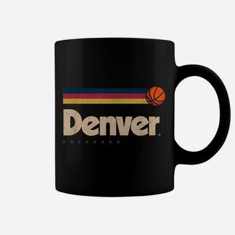 Denver Basketball B-Ball City Colorado Retro Denver Coffee Mug | Crazezy DE