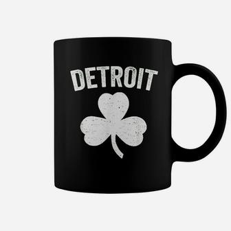 Detroit Irish Shamrock St Patricks Day Coffee Mug - Thegiftio UK