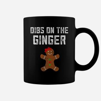 Dibs On The Ginger Christmas Dibs On The Redhead Shirt Men Coffee Mug | Crazezy