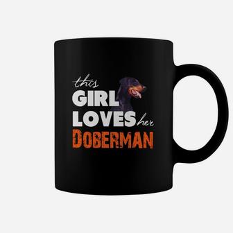 Dieses Mädchen Liebt Ihr Dobermann 04Juli Tassen - Seseable