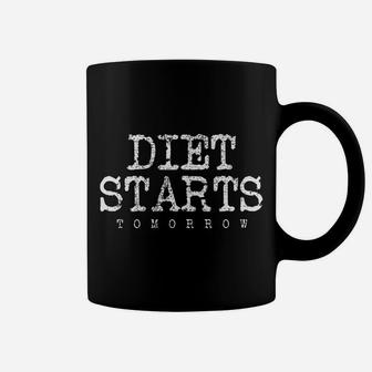Diet New Year Resolution Starts Tomorrow Coffee Mug - Thegiftio UK