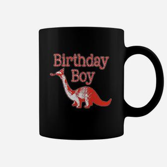 Dinosaur Birthday Boy Coffee Mug | Crazezy