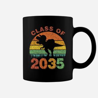Dinosaur Class Of 2035 Grow With Me First Day Kindergarten Sweatshirt Coffee Mug | Crazezy