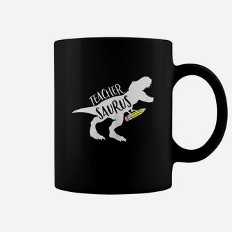 Dinosaur Teacher Teachersaurus Rex Funny Dino Gift Coffee Mug | Crazezy DE