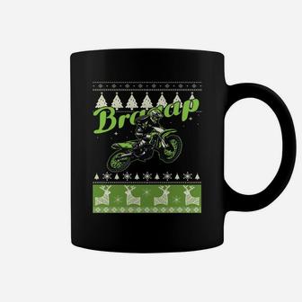 Dirt-Bike Motocross Ugly Christmas Sweatshirt Xmas Costume Coffee Mug | Crazezy