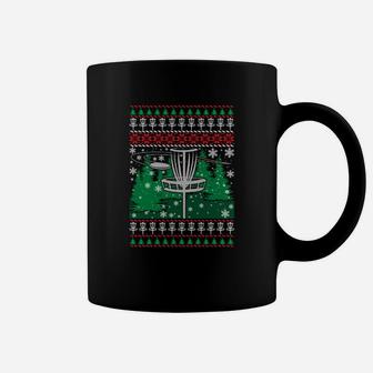 Disc Golf Ugly Christmas Sweatshirt Present Holiday Xmas Coffee Mug | Crazezy