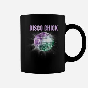 Disco Chick Multi Color Disco Ball Glow Effect 70'S Party Coffee Mug | Crazezy UK
