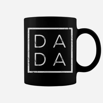 Distressed Dada Funny Graphic For Father Daddy Papa Coffee Mug | Crazezy DE