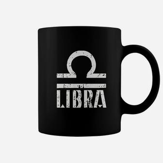 Distressed Libra Sign Coffee Mug | Crazezy CA