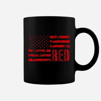 Distressed Red Friday Remember Everyone Deployed Coffee Mug | Crazezy