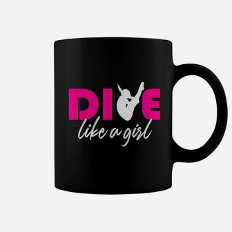 Dive Like A Girl Coffee Mug - Thegiftio UK