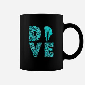 Dive Springboard Diver Diving Board Coffee Mug | Crazezy