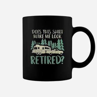 Does This Make Me Look Retired Funny Retirement Plan Coffee Mug - Thegiftio UK