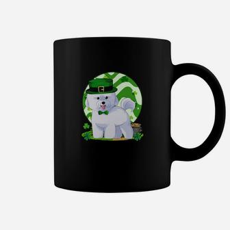 Dog Bichon Frise Dog Irish Leprechaun St Puppy Pet Coffee Mug - Monsterry