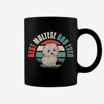 Dog Dad Maltese Cute Men Coffee Mug | Crazezy AU