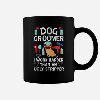 Dog Groomer Offensive Humor Dog Grooming Funny Quote Coffee Mug | Crazezy UK