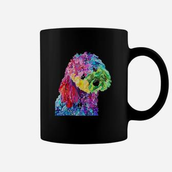 Dog Lover Gifts Colorful Cool Poodle Coffee Mug | Crazezy