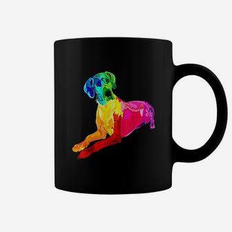 Dog Lover Gifts Great Dane For Women Colorful Great Dane Men Coffee Mug | Crazezy UK