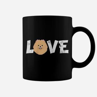 Dog Mom Dog Dad Pomeranian Spitz Dog Pet Lover Raglan Baseball Tee Coffee Mug | Crazezy CA