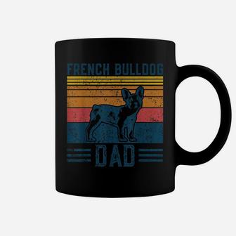 Dog | Frenchie Papa - Vintage French Bulldog Dad Coffee Mug | Crazezy