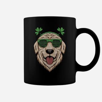 Dog Saint Patrick Day Labrador Retriever Eyeglasses St Patty Coffee Mug - Monsterry