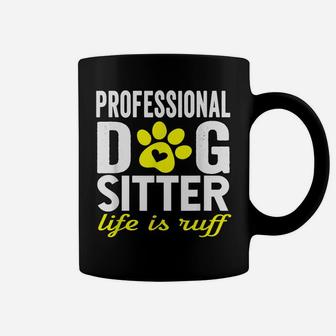 Dog Sitter Walker Funny Dog Mom Dad Joke Pet Humor Gifts Coffee Mug | Crazezy UK