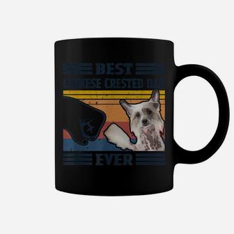 Dog Vintage Best Chinese Crested Dad Ever Father's Day Coffee Mug | Crazezy